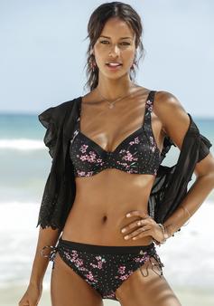 Rückansicht von Lascana Bügel-Bikini Bikini Set Damen schwarz-bedruckt