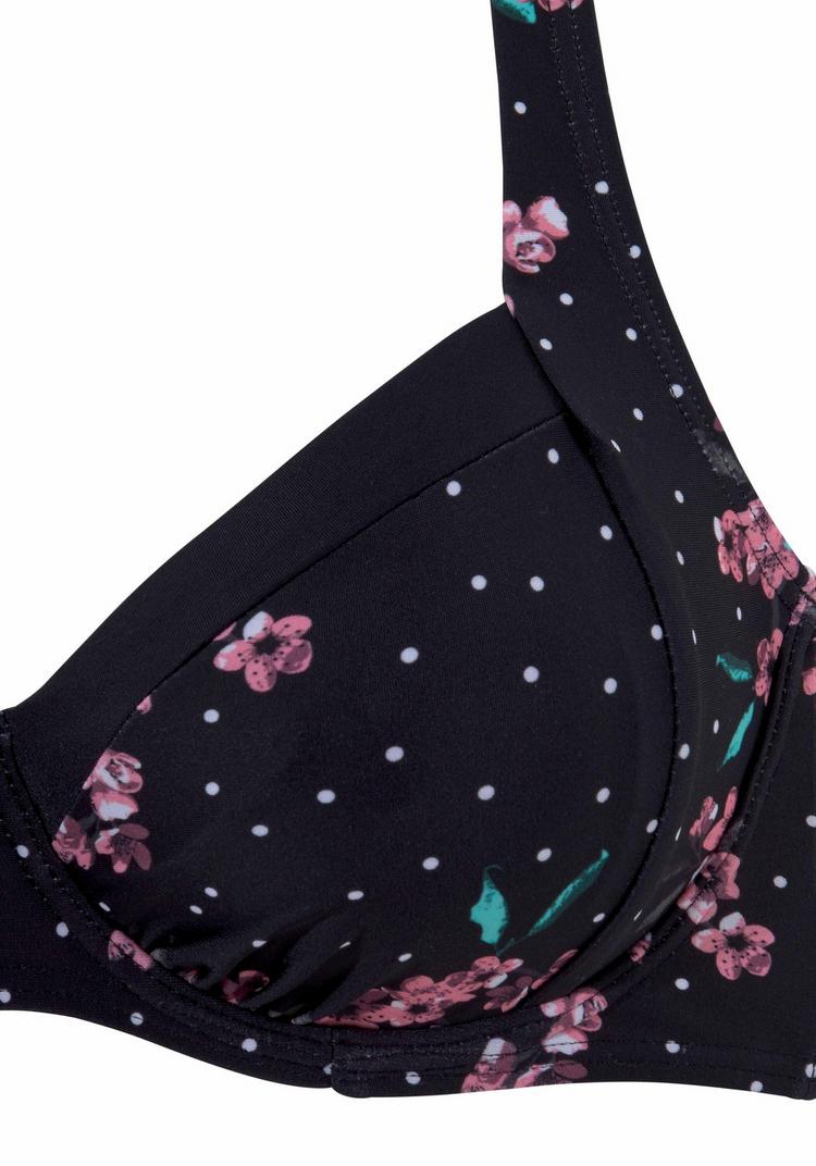 Lascana Lascana B&uuml;gel-Bikini Bikini Set Damen - schwarz-bedruckt - 0 | SportScheck