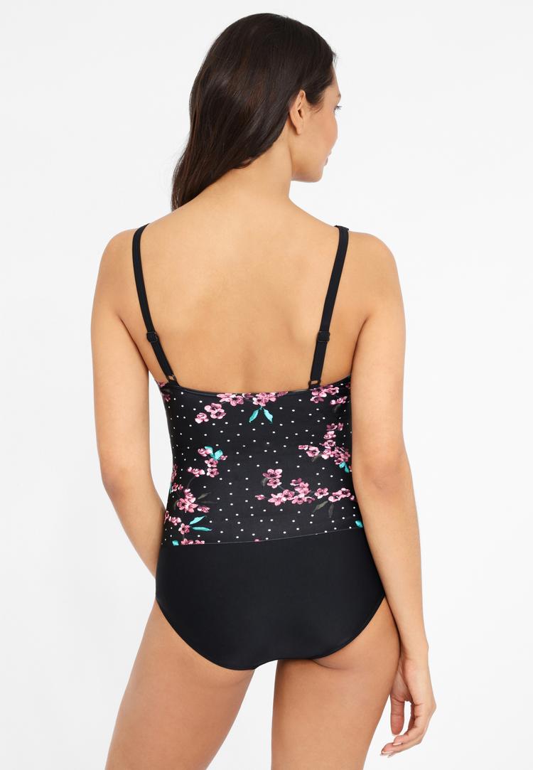 Lascana Lascana Badeanzug Badeanzug Damen - schwarz-bedruckt - 2 | SportScheck