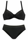 Lascana B&uuml;gel-Bikini Bikini Set Damen - schwarz