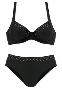 Lascana B&uuml;gel-Bikini Bikini Set Damen - schwarz