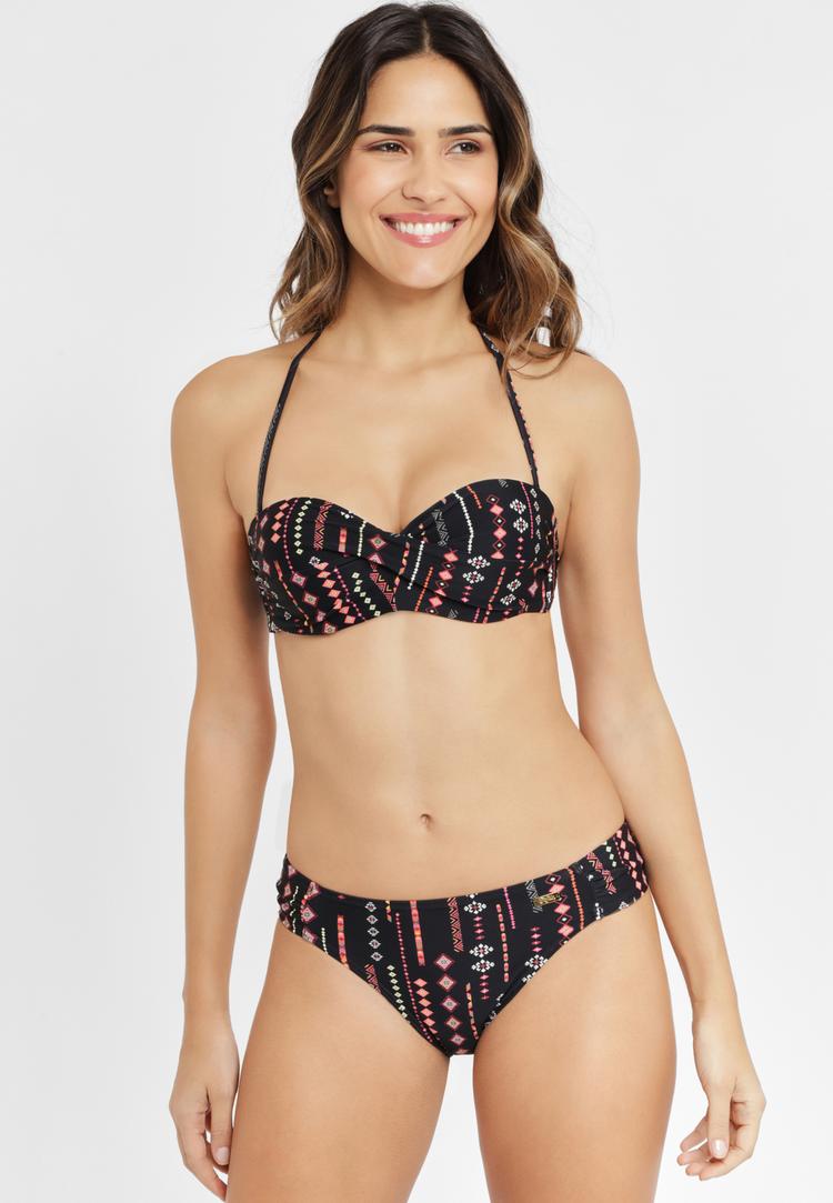 Buffalo Buffalo B&uuml;gel-Bandeau-Bikini Bikini Set Damen - schwarz-bedruckt - 1 | SportScheck