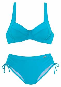 Lascana Bügel-Bikini Bikini Set Damen türkis