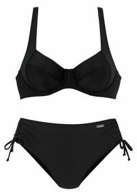 Lascana B&uuml;gel-Bikini Bikini Set Damen - schwarz