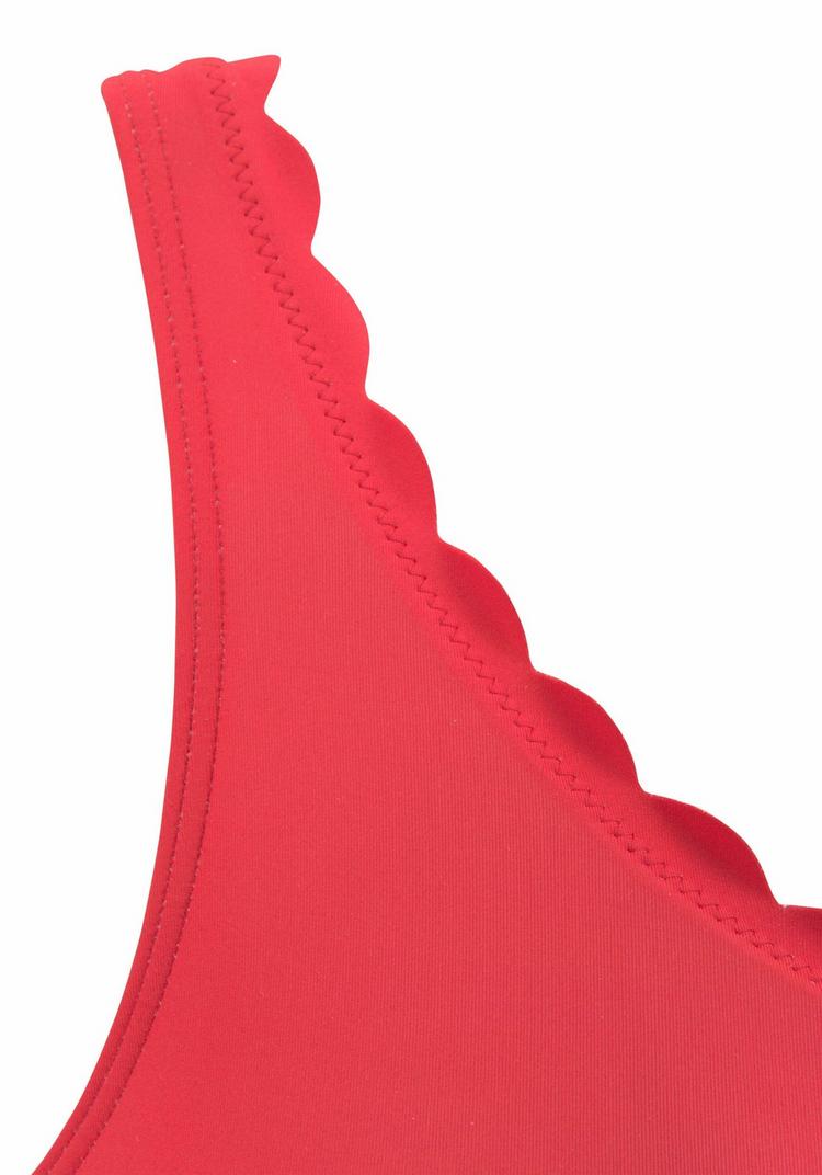 Lascana Lascana Bustier-Bikini-Top Bikini Oberteil Damen - rot - 0 | SportScheck