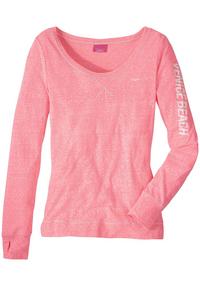 VENICE BEACH Langarmshirt Langarmshirt Damen - koralle-meliert