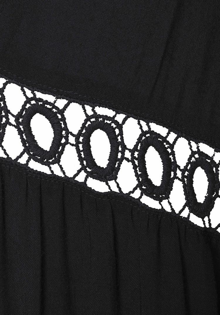 Lascana Lascana Longbluse Langarmbluse Damen - schwarz - 0 | SportScheck