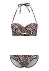 Lascana Bandeau-Bikini Bikini Set Damen - braun-bedruckt