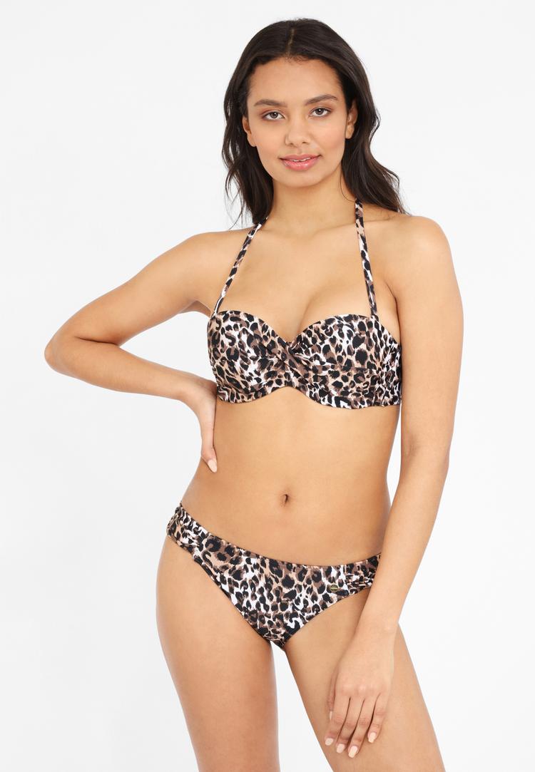 Lascana Lascana Bandeau-Bikini Bikini Set Damen - braun-bedruckt - 1 | SportScheck