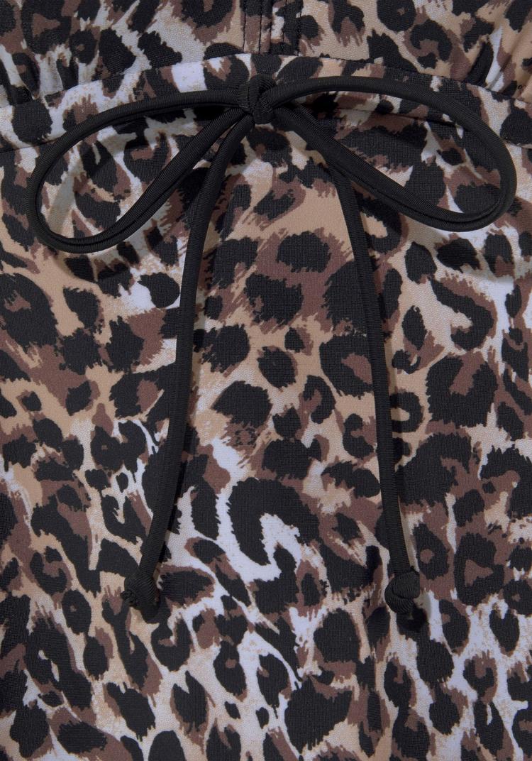 Lascana Lascana B&uuml;gel-Tankini Bikini Set Damen - braun-bedruckt - 0 | SportScheck