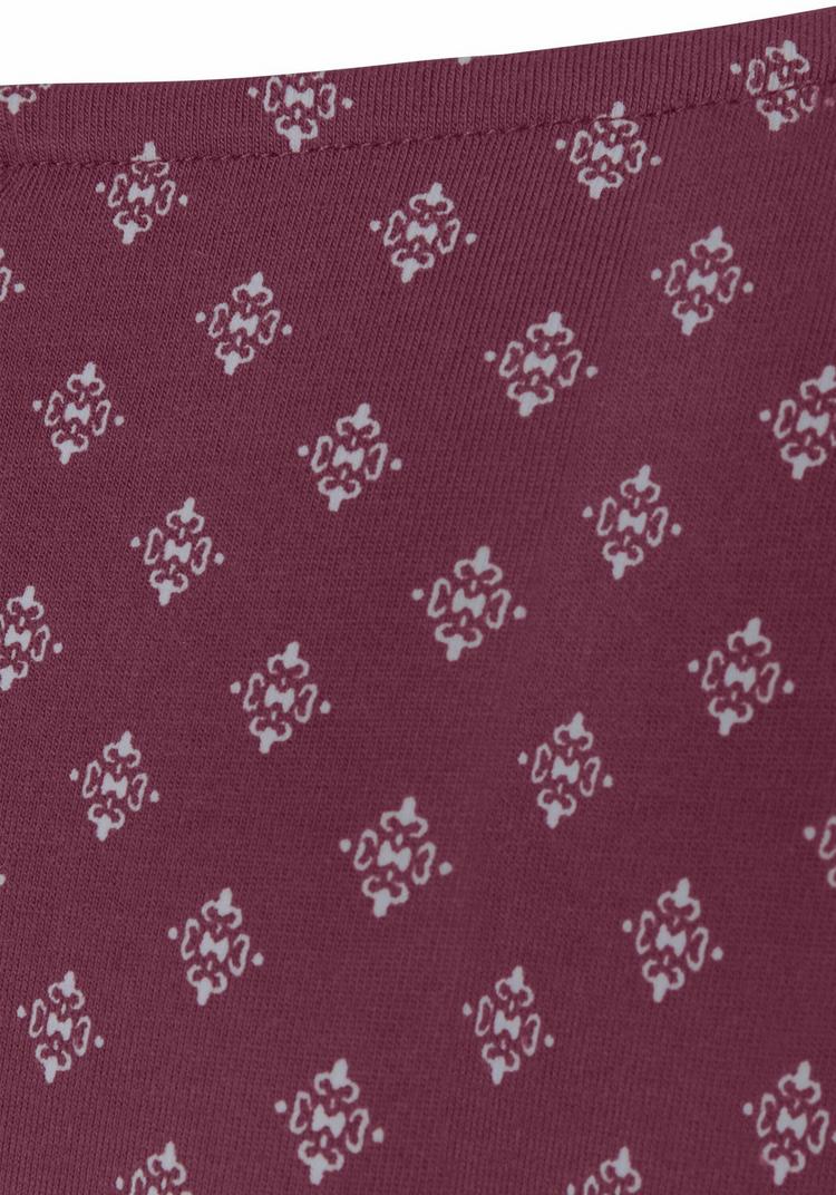 BEACH TIME BEACH TIME Strandkleid Tr&auml;gerkleid Damen - bordeaux - wei&szlig; - 3 | SportScheck