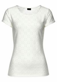Lascana T-Shirt T-Shirt Damen - wei&szlig;