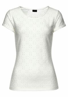 Lascana Strandshirt T-Shirt Damen weiß