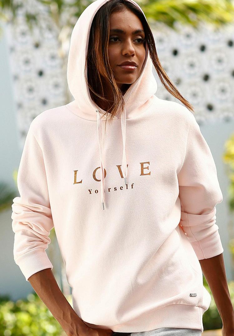 Buffalo Buffalo Kapuzensweatshirt Hoodie Damen - hellrosa - 3 | SportScheck