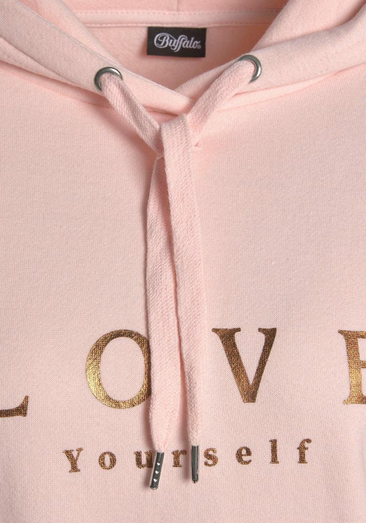 Buffalo Buffalo Kapuzensweatshirt Hoodie Damen - hellrosa - 6 | SportScheck