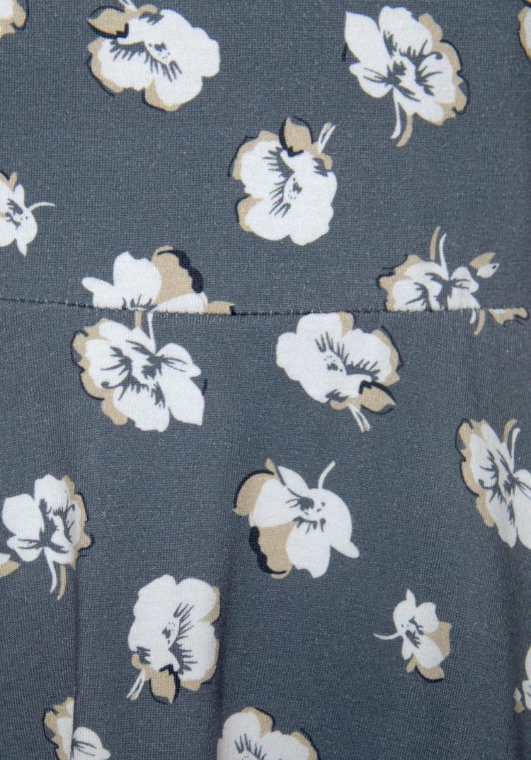 BEACH TIME BEACH TIME Strandkleid Tr&auml;gerkleid Damen - graublau-bedruckt - 1 | SportScheck