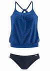 VENICE BEACH Tankini Bikini Set Damen - marine-blau