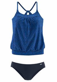 VENICE BEACH Tankini Bikini Set Damen - marine-blau