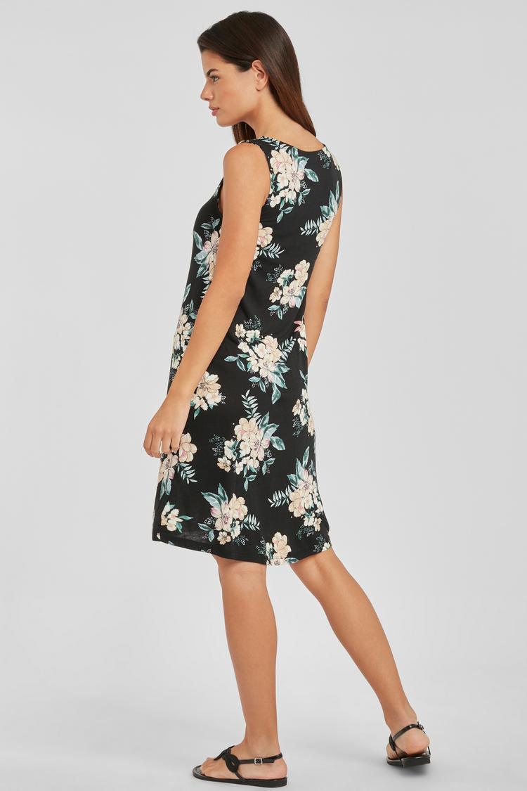 Lascana Lascana Strandkleid Tr&auml;gerkleid Damen - schwarz-bedruckt - 2 | SportScheck