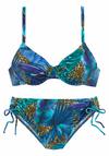 Lascana B&uuml;gel-Bikini Bikini Set Damen - blau