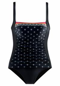 Lascana Badeanzug Badeanzug Damen - schwarz-bedruckt