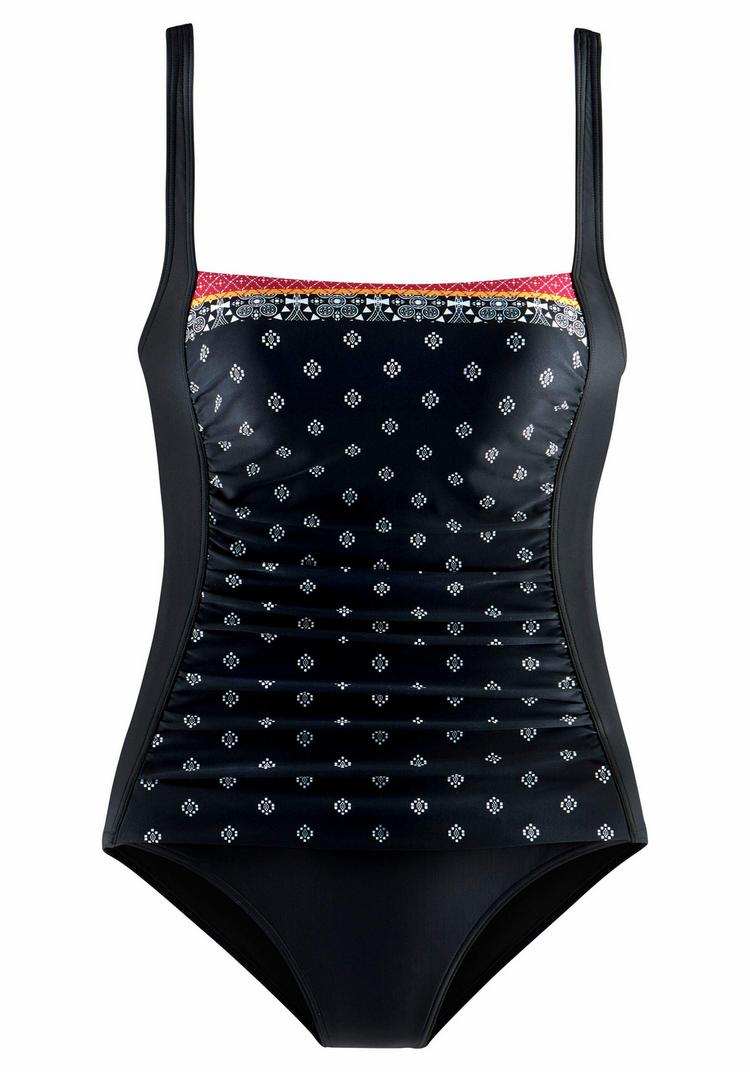 Lascana Lascana Badeanzug Badeanzug Damen - schwarz-bedruckt - 0 | SportScheck