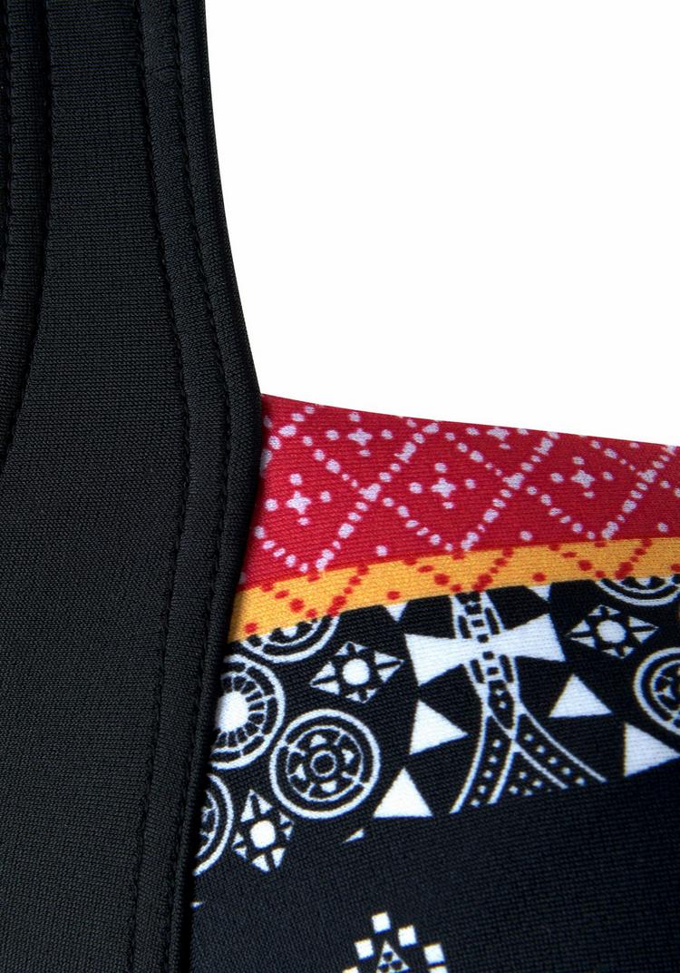 Lascana Lascana Badeanzug Badeanzug Damen - schwarz-bedruckt - 0 | SportScheck