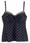 Lascana B&uuml;gel-Tankini-Top Bikini Oberteil Damen - schwarz-bedruckt