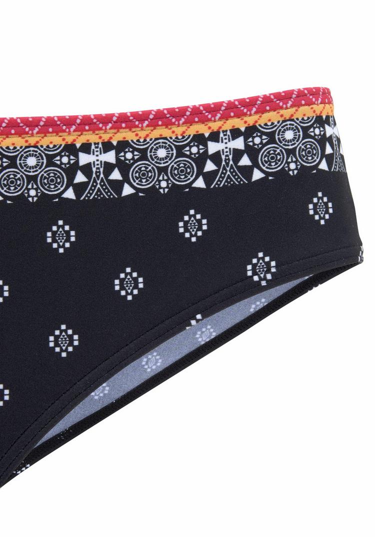 Lascana Lascana Bikini-Hose Bikini Hose Damen - schwarz-bedruckt - 0 | SportScheck