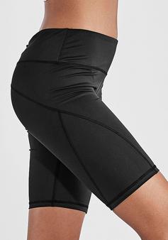 Rückansicht von LASCANA Active Radlerhose Fahrradtights Damen schwarz