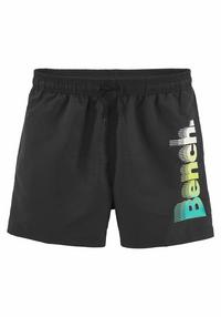 Bench Badeshorts Badehose Herren - schwarz