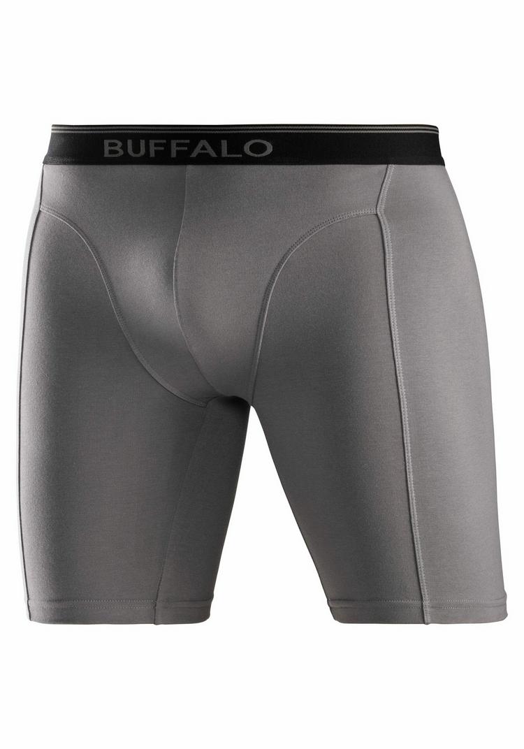 Buffalo Buffalo Langer Boxer Unterhose Herren - blau - grau - navy - 3 | SportScheck