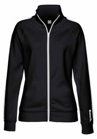 Bench Sweatjacke Sweatjacke Damen - schwarz-wei&szlig;