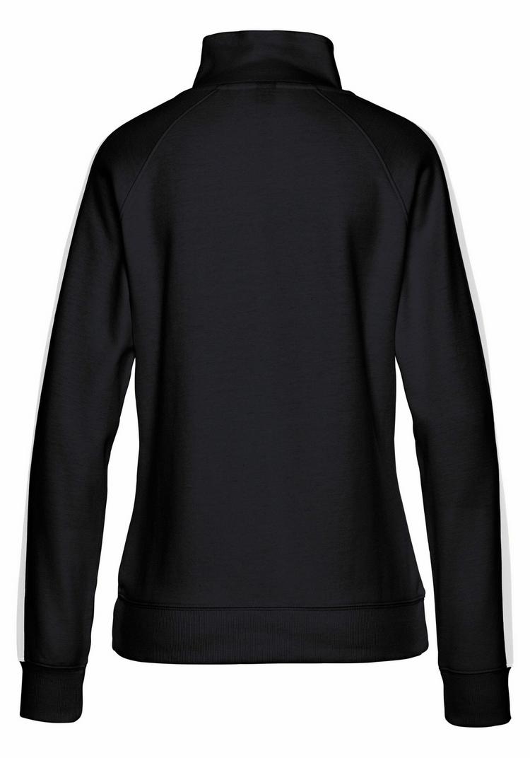 Bench Bench Sweatjacke Sweatjacke Damen - schwarz-wei&szlig; - 0 | SportScheck