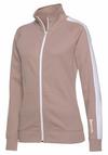 Bench Sweatjacke Sweatjacke Damen - beige - wei&szlig;
