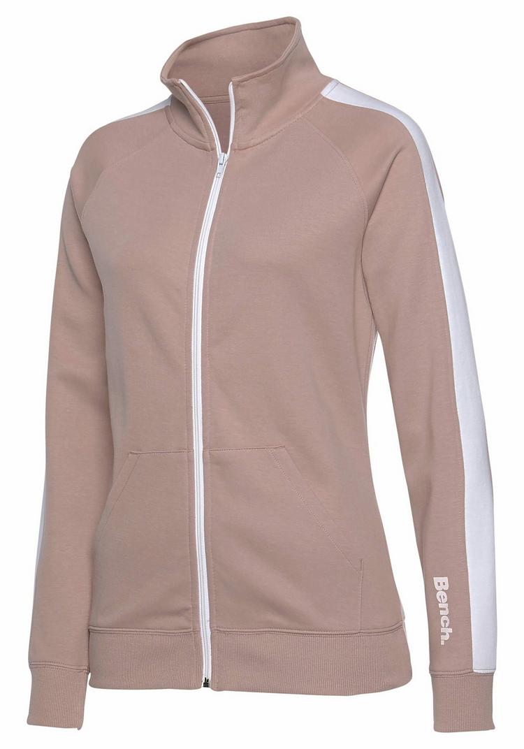 Bench Bench Sweatjacke Sweatjacke Damen - beige - wei&szlig; - 0 | SportScheck