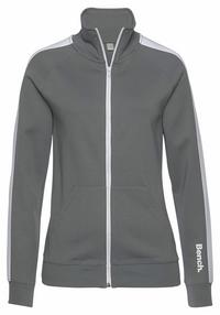 Bench Sweatjacke Sweatjacke Damen - stone-wei&szlig;