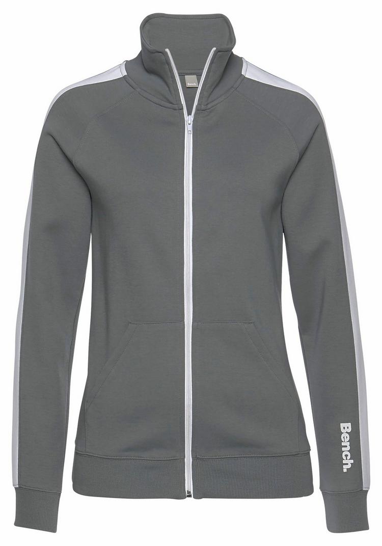 Bench Bench Sweatjacke Sweatjacke Damen - stone-wei&szlig; - 0 | SportScheck