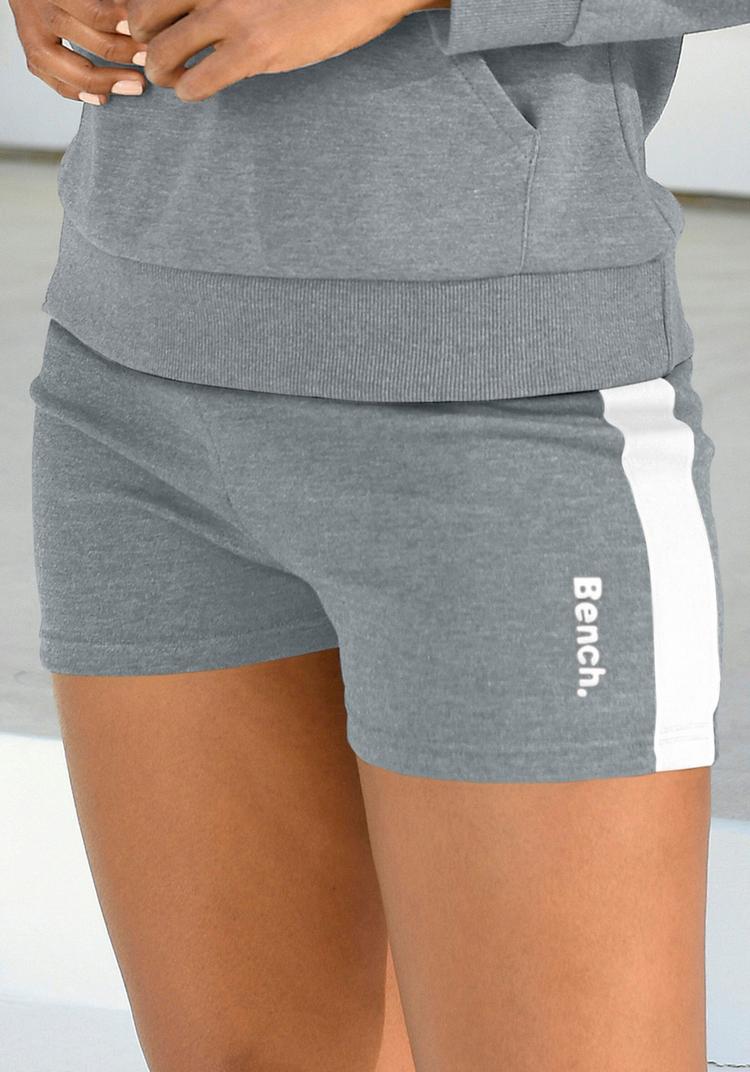 Bench Bench Relaxshorts Sweatshorts Damen - stone-wei&szlig; - 0 | SportScheck