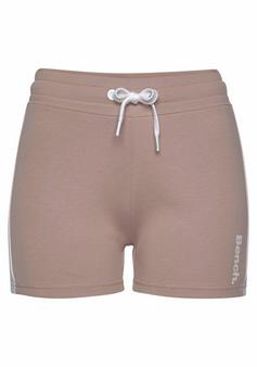 Bench Relaxshorts Sweatshorts Damen beige-weiß