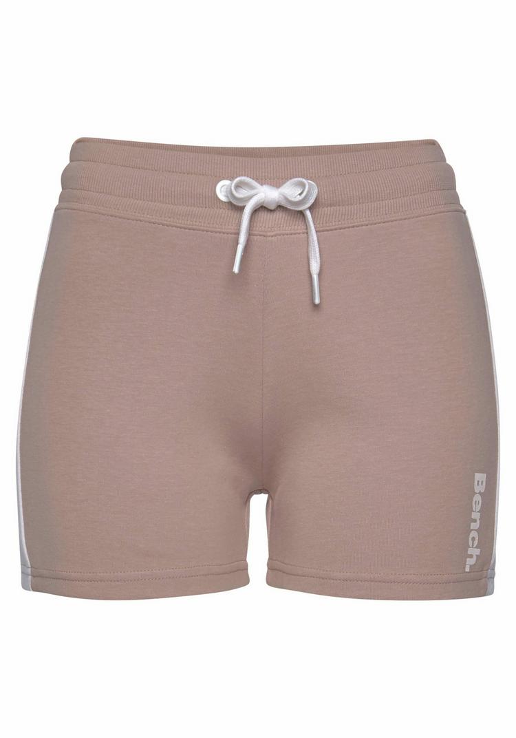 Bench Bench Relaxshorts Sweatshorts Damen - beige - wei&szlig; - 0 | SportScheck