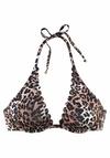 Lascana B&uuml;gel-Bikini-Top Bikini Oberteil Damen - braun-bedruckt