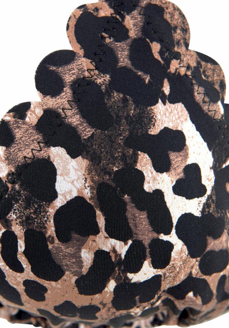 Lascana Lascana Triangel-Bikini-Top Bikini Oberteil Damen - braun-bedruckt - 3 | SportScheck