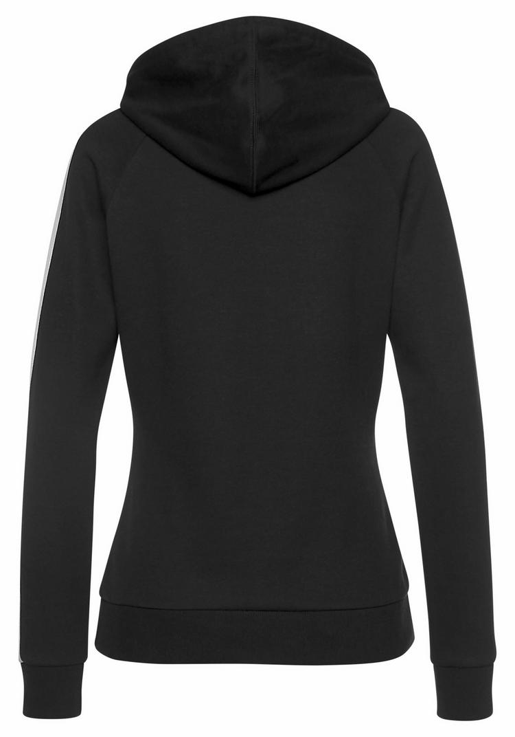 Bench Bench Kapuzensweatshirt Hoodie Damen - schwarz-wei&szlig; - 0 | SportScheck