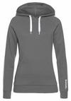 Bench Kapuzensweatshirt Hoodie Damen - stone-wei&szlig;
