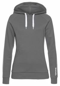 Bench Kapuzensweatshirt Hoodie Damen - stone-wei&szlig;