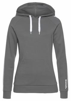 Bench Kapuzensweatshirt Hoodie Damen stone-weiß