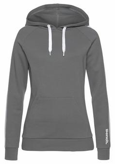 Bench Kapuzensweatshirt Hoodie Damen stone-weiß