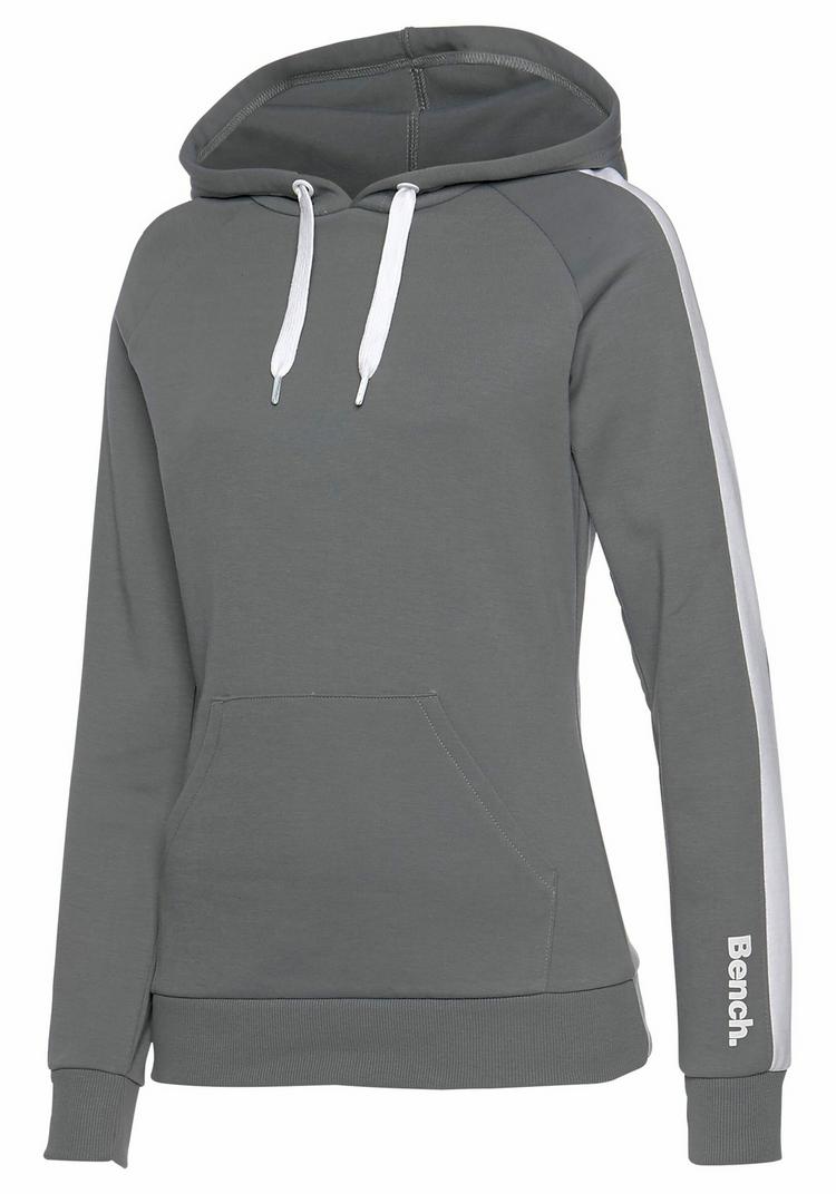 Bench Bench Kapuzensweatshirt Hoodie Damen - stone-wei&szlig; - 0 | SportScheck