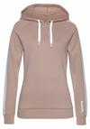 Bench Kapuzensweatshirt Hoodie Damen - beige - wei&szlig;